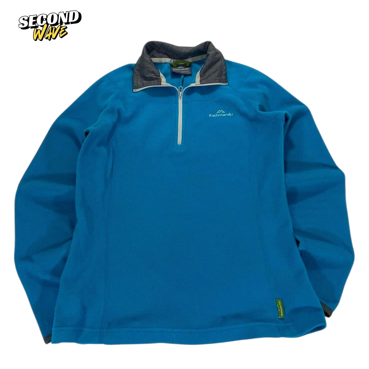 KATHMANDU BLUE FLEECE QUARTER ZIP (S)