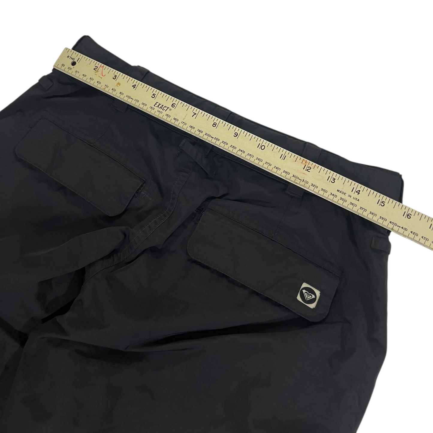 Y2K ROXY BLACK SNOW PANTS (M)