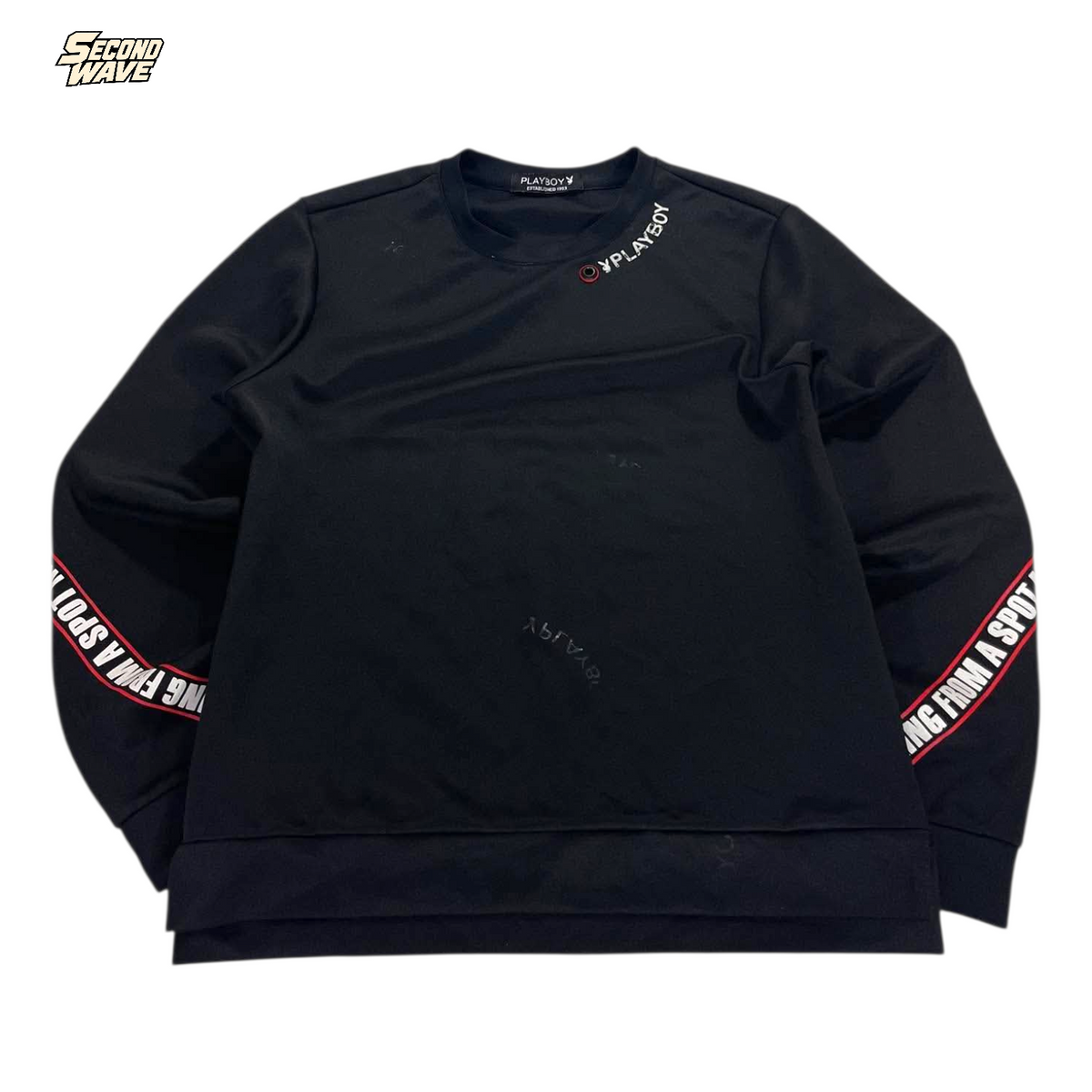 PLAYBOY BLACK SWEATSHIRT (S)