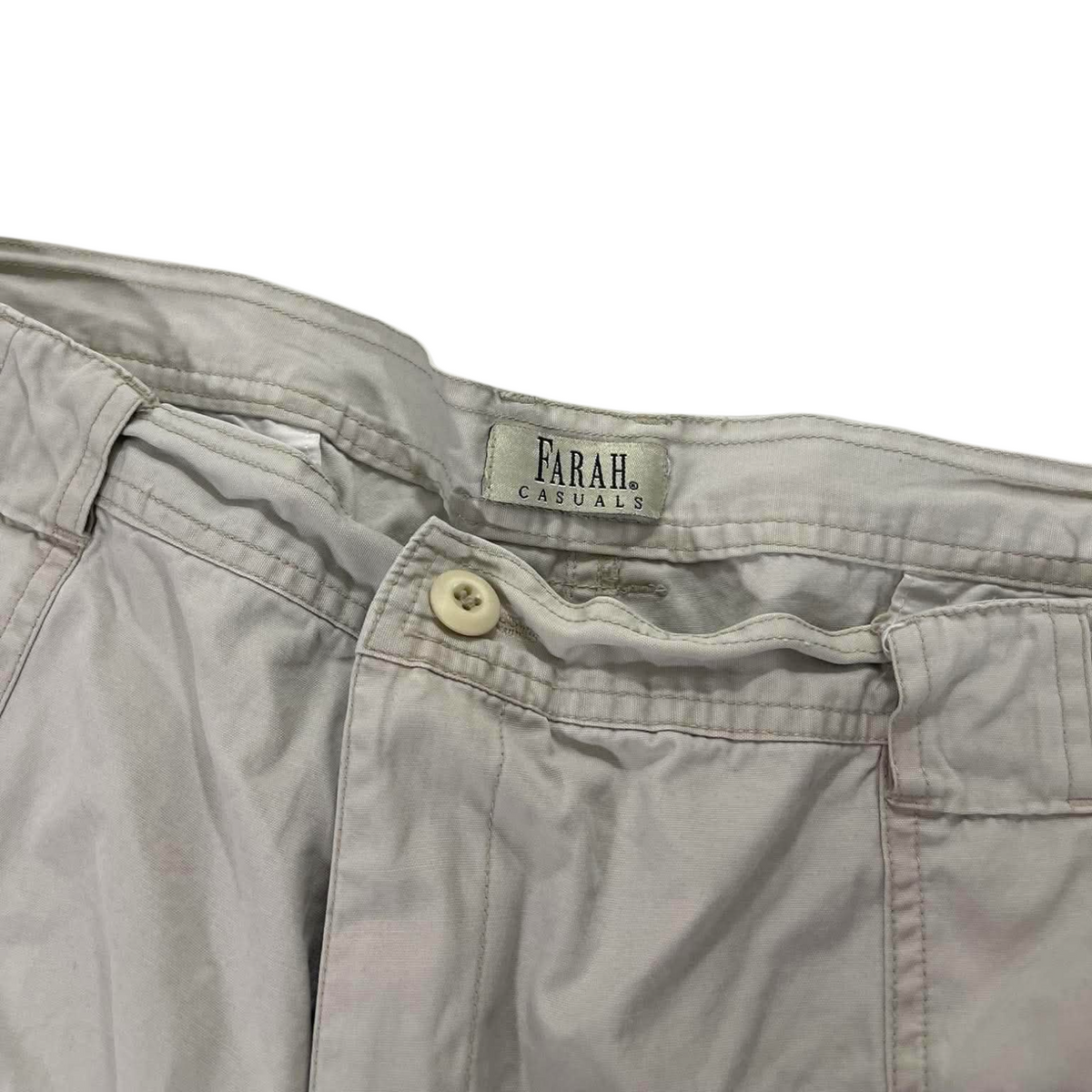 Y2K FARAH GRAY CARGO SHORTS (44)