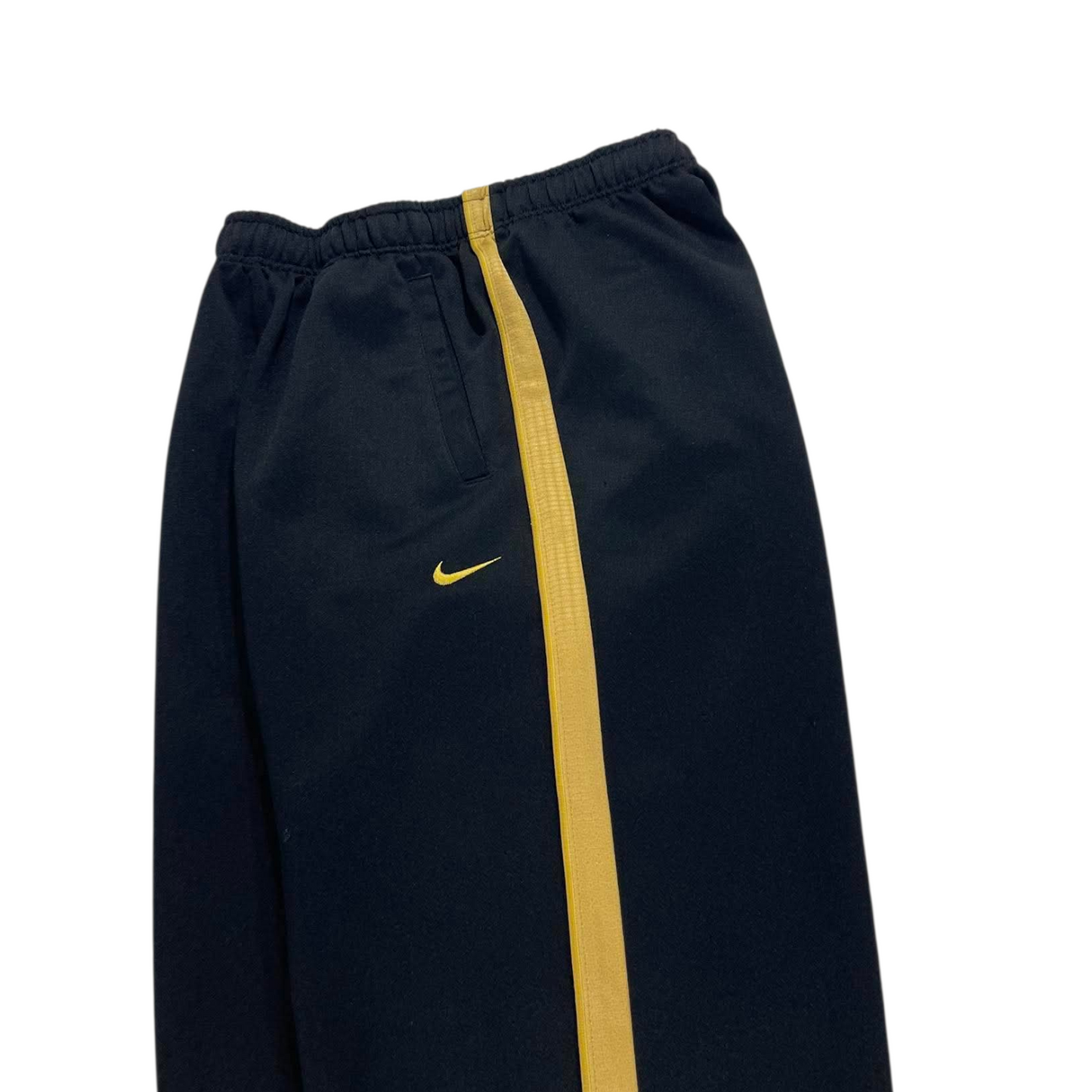 NIKE BLACK/GOLD TRACK PANTS (L) ¹⁰