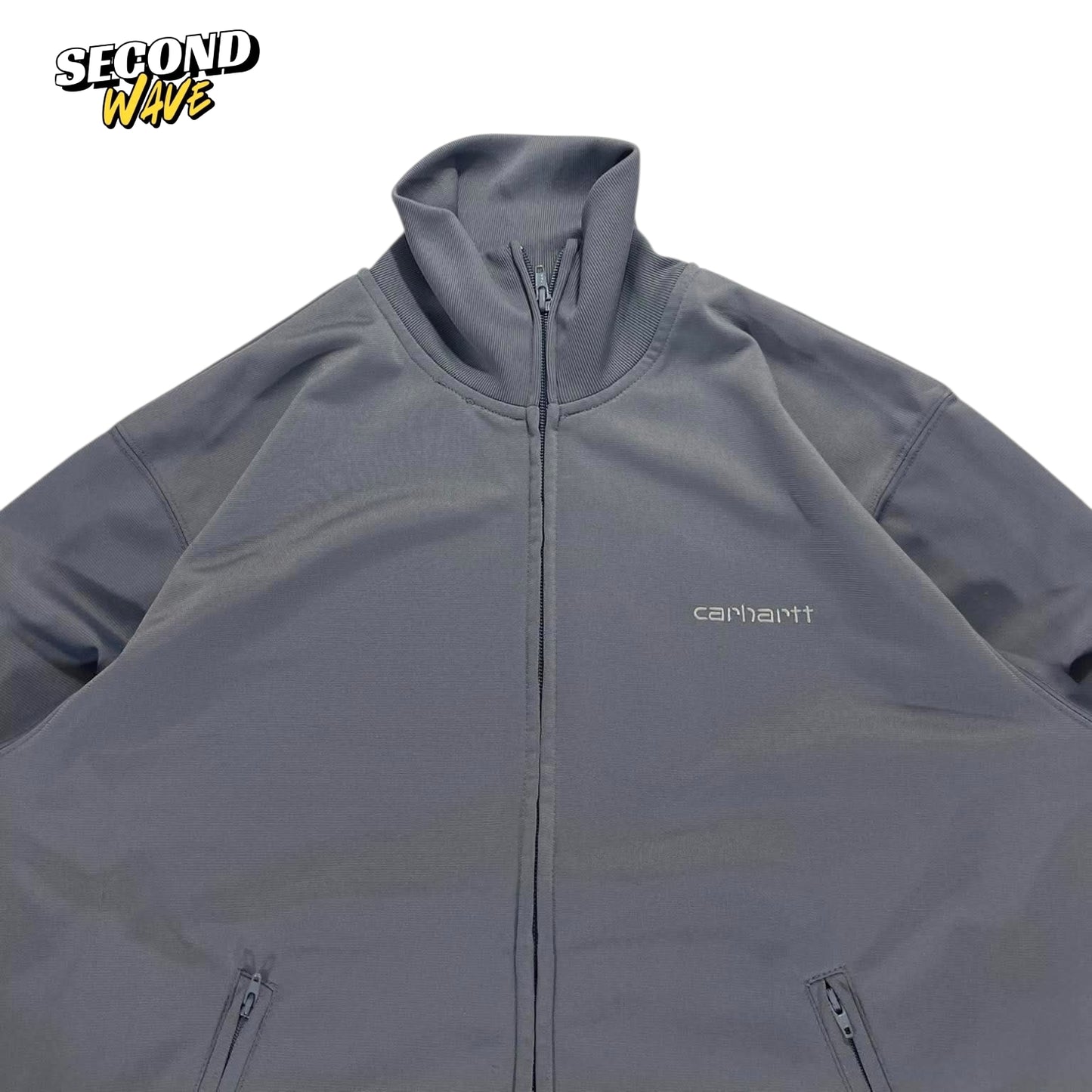 CARHARTT GREY ZIP UP JACKET (L)