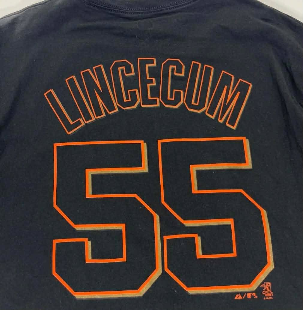 VINTAGE MAJESTIC SAN FRANCISCO GIANTS BLACK T-SHIRT (L)