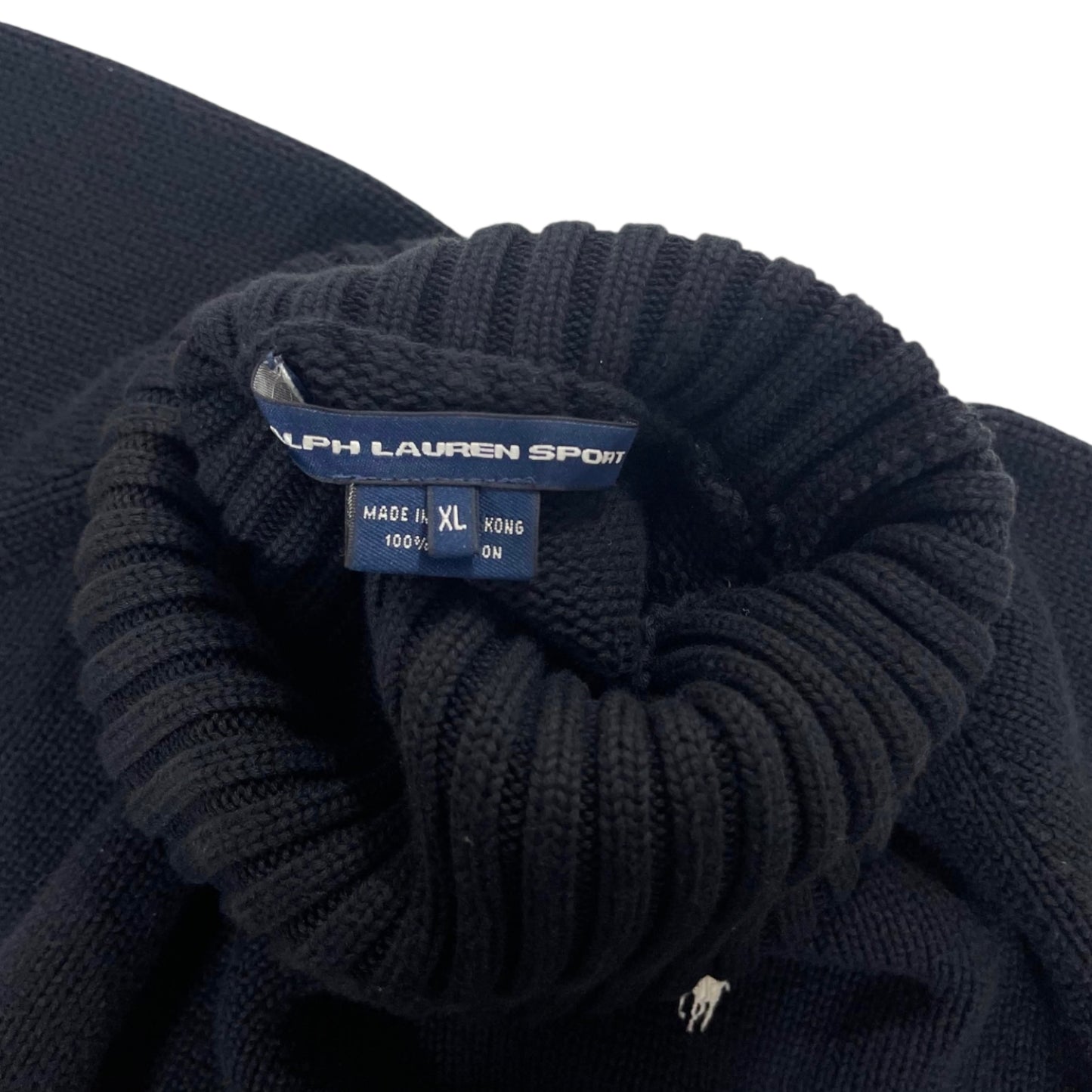 RALPH LAUREN SPORT BLACK TURTLENECK (S)