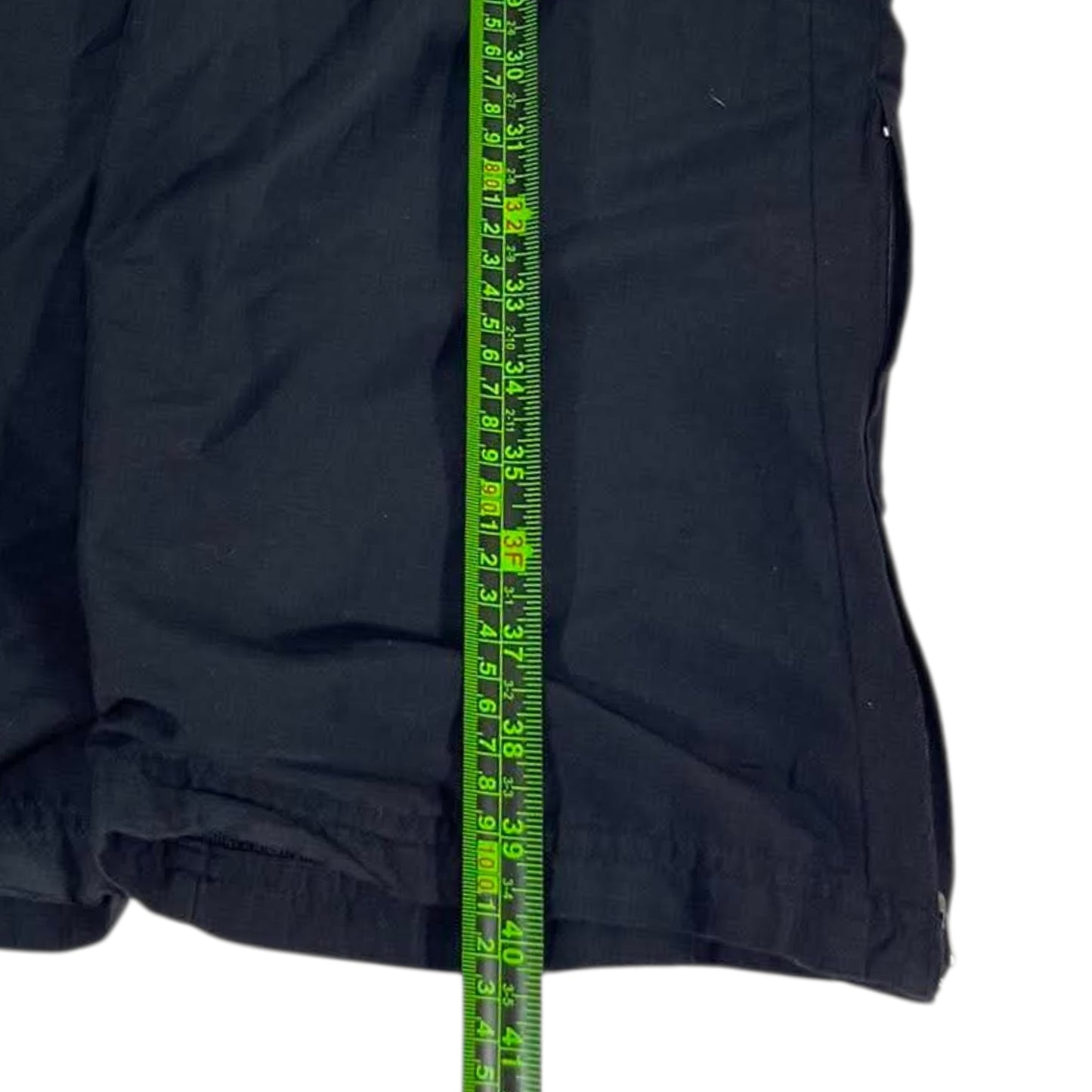 ACTIVE BLACK BAGGY WIDE LEG TROUSERS (XL)