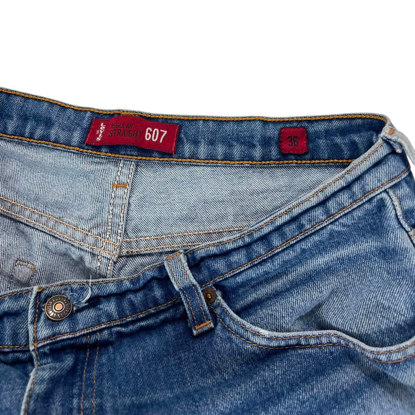 VINTAGE LEVI'S BLUE DENIM JEANS (36)