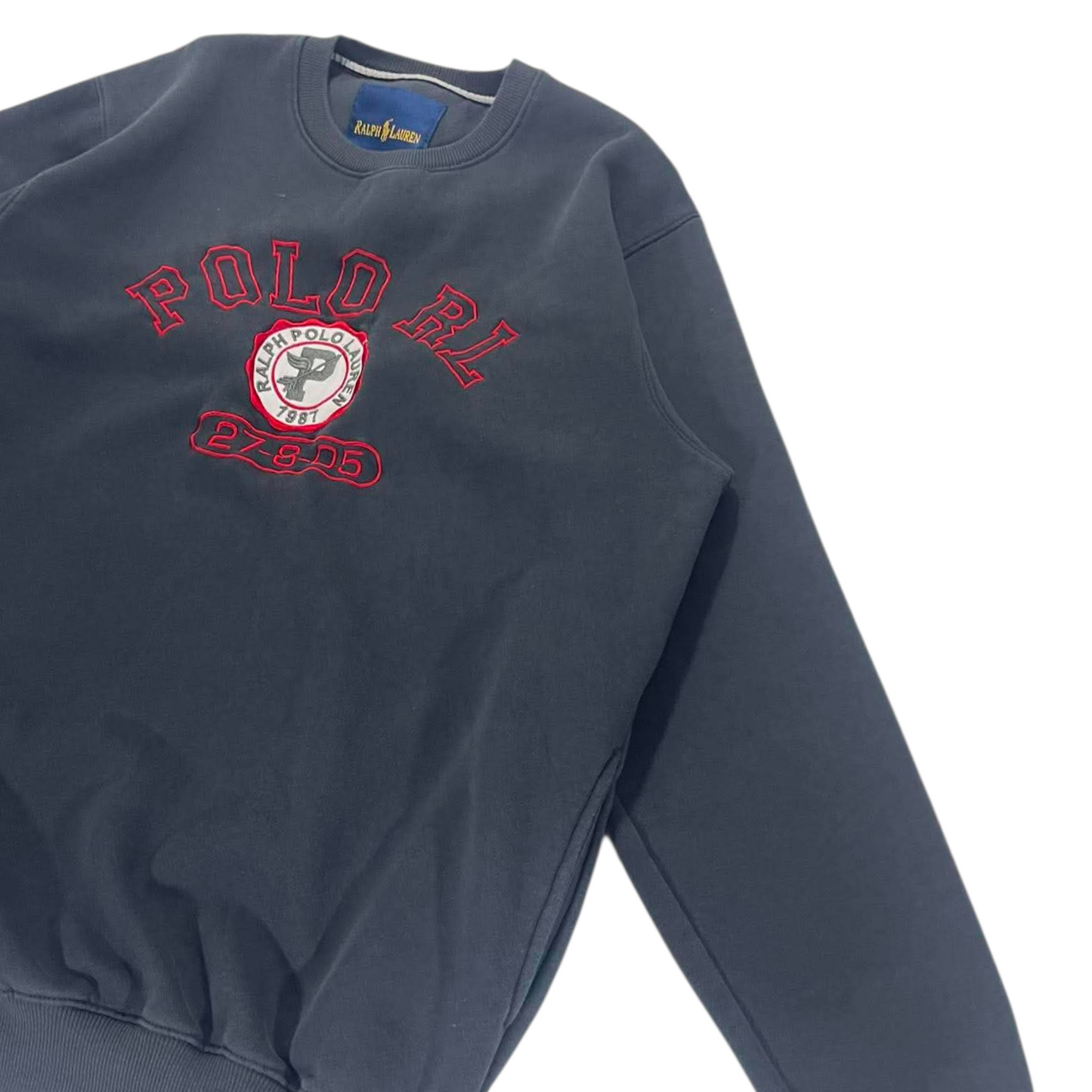 VINTAGE FADED POLO RALPH LAUREN CREWNECK (BEST FIT L)