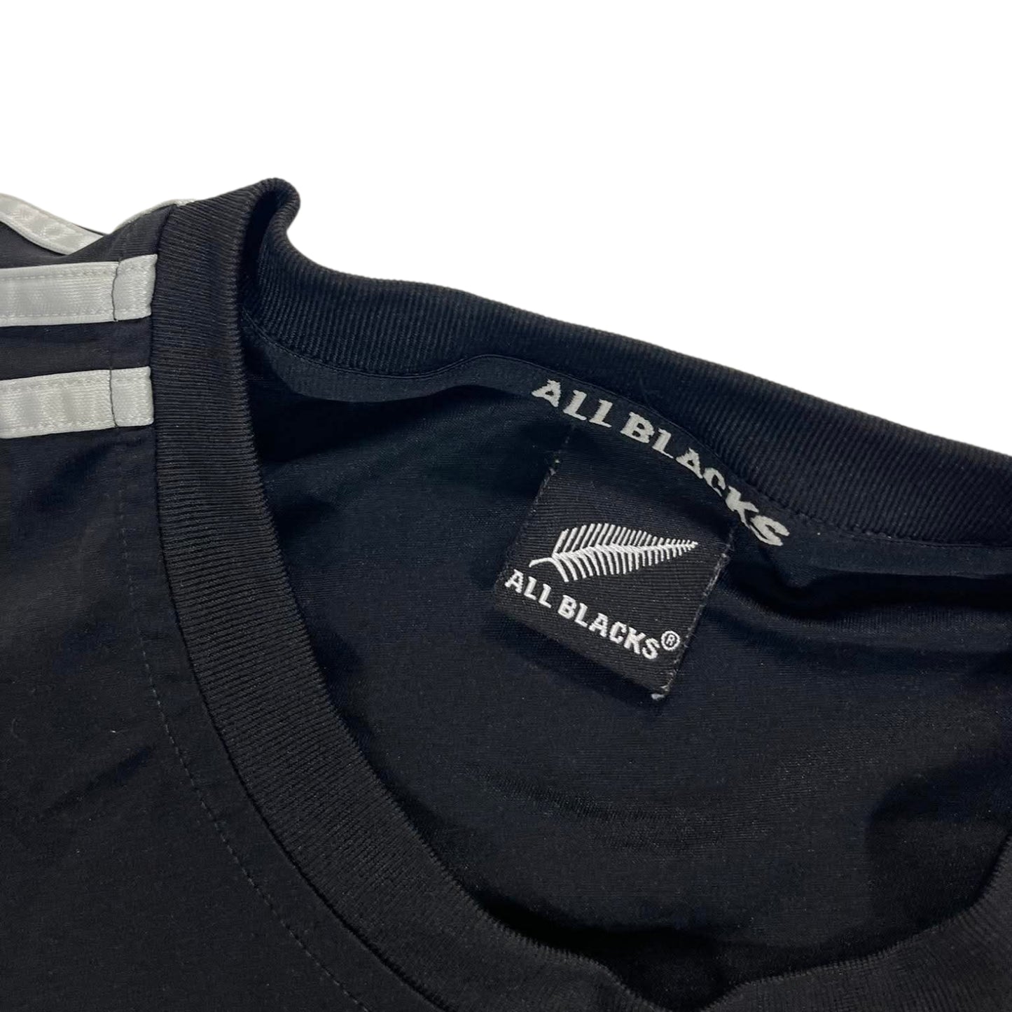 ADIDAS ALL BLACKS RUGBY BLACK T-SHIRT (M)