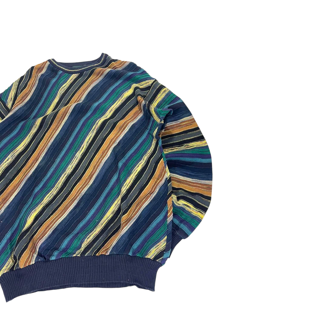 90S TUNDRA STRIPED SWEATER (XL)