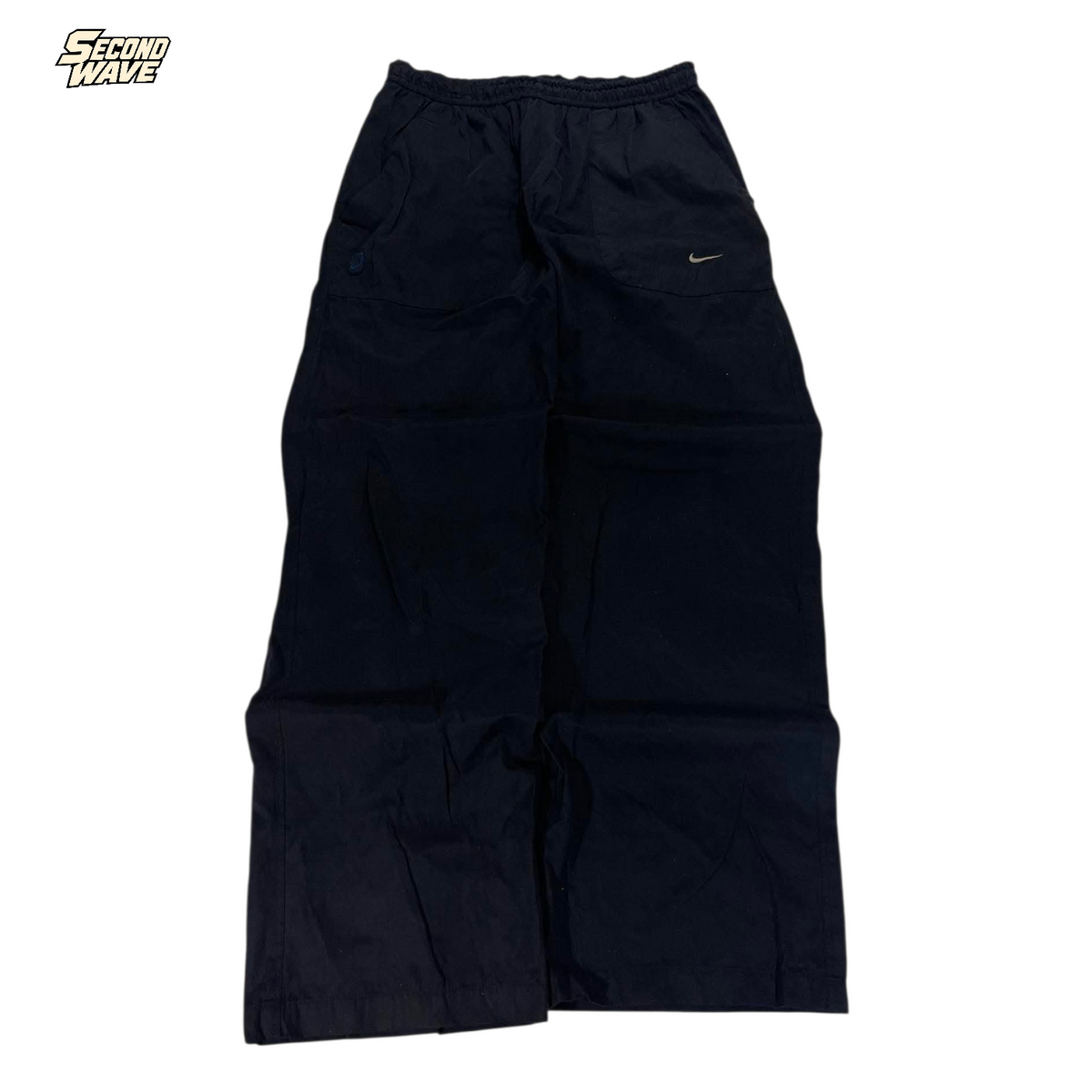 VINTAGE NIKE BLACK TRACK PANTS (M) ¹⁴