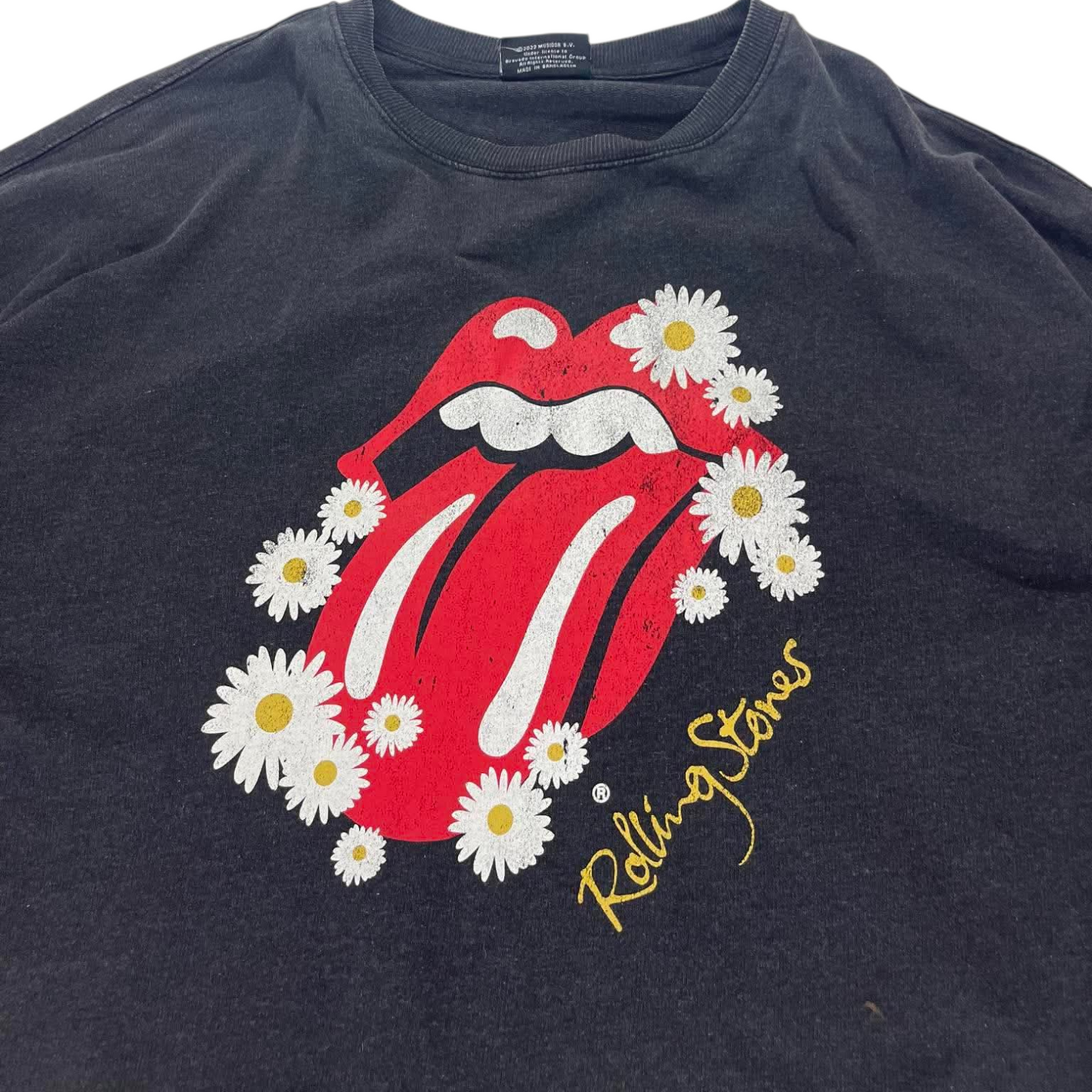 ROLLING STONES NAVY CREWNECK SWEATSHIRT (M-L)