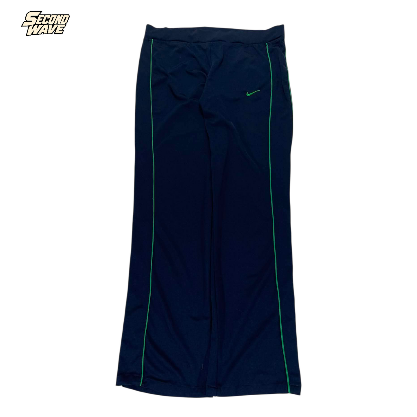NIKE NAVY WITH GREEN HIT PANTS (L) ¹