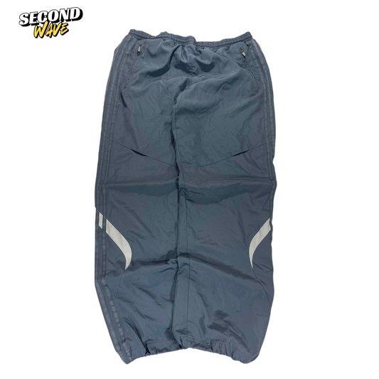 VINTAGE ADIDAS GREY TRACK PANTS (L)
