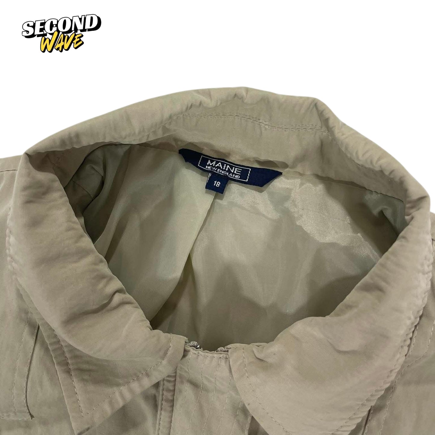MAINE CLUB KHAKI LIGHTWEIGHT JACKET (M)