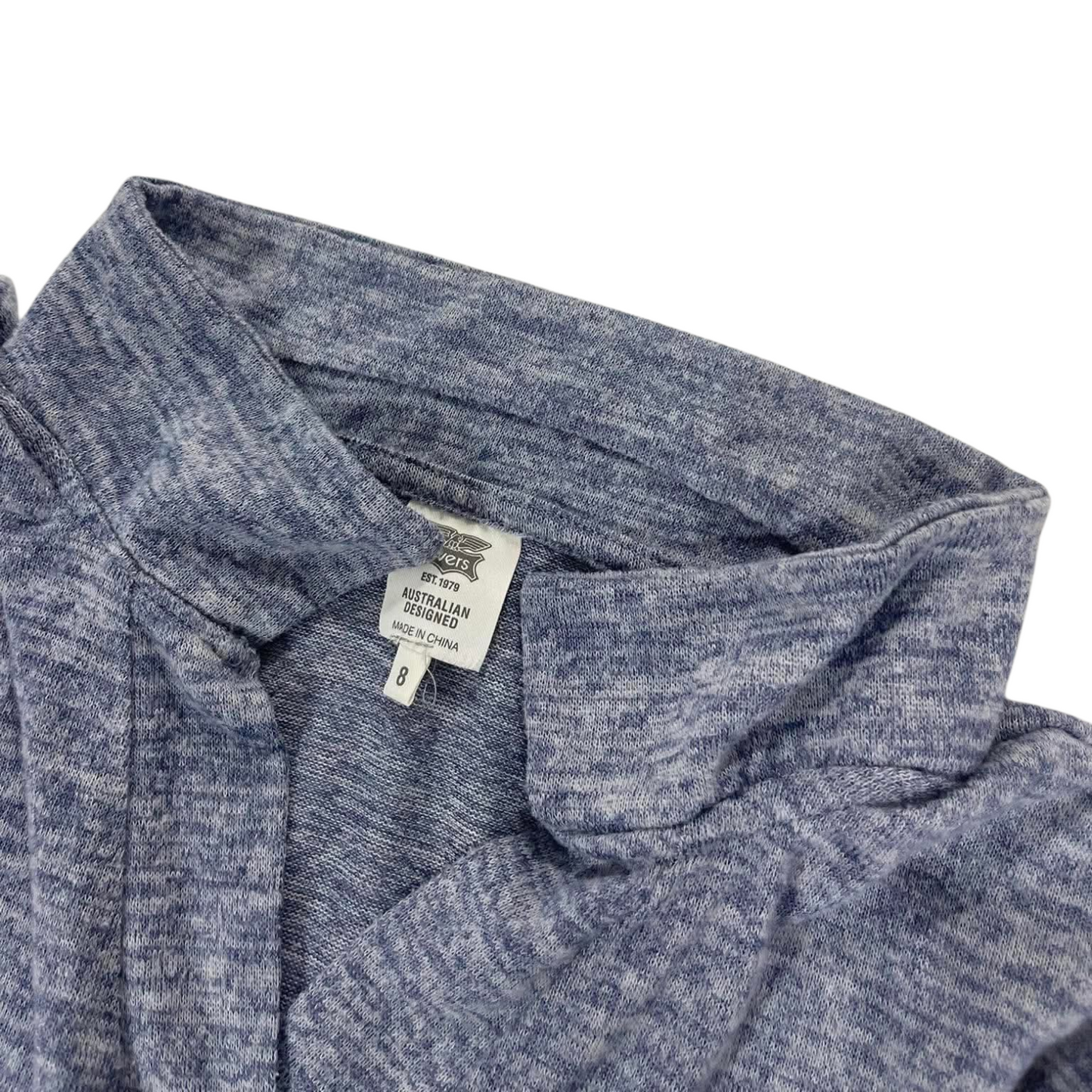 VINTAGE RIVERS BLUE COLLARED JUMPER (S-M)
