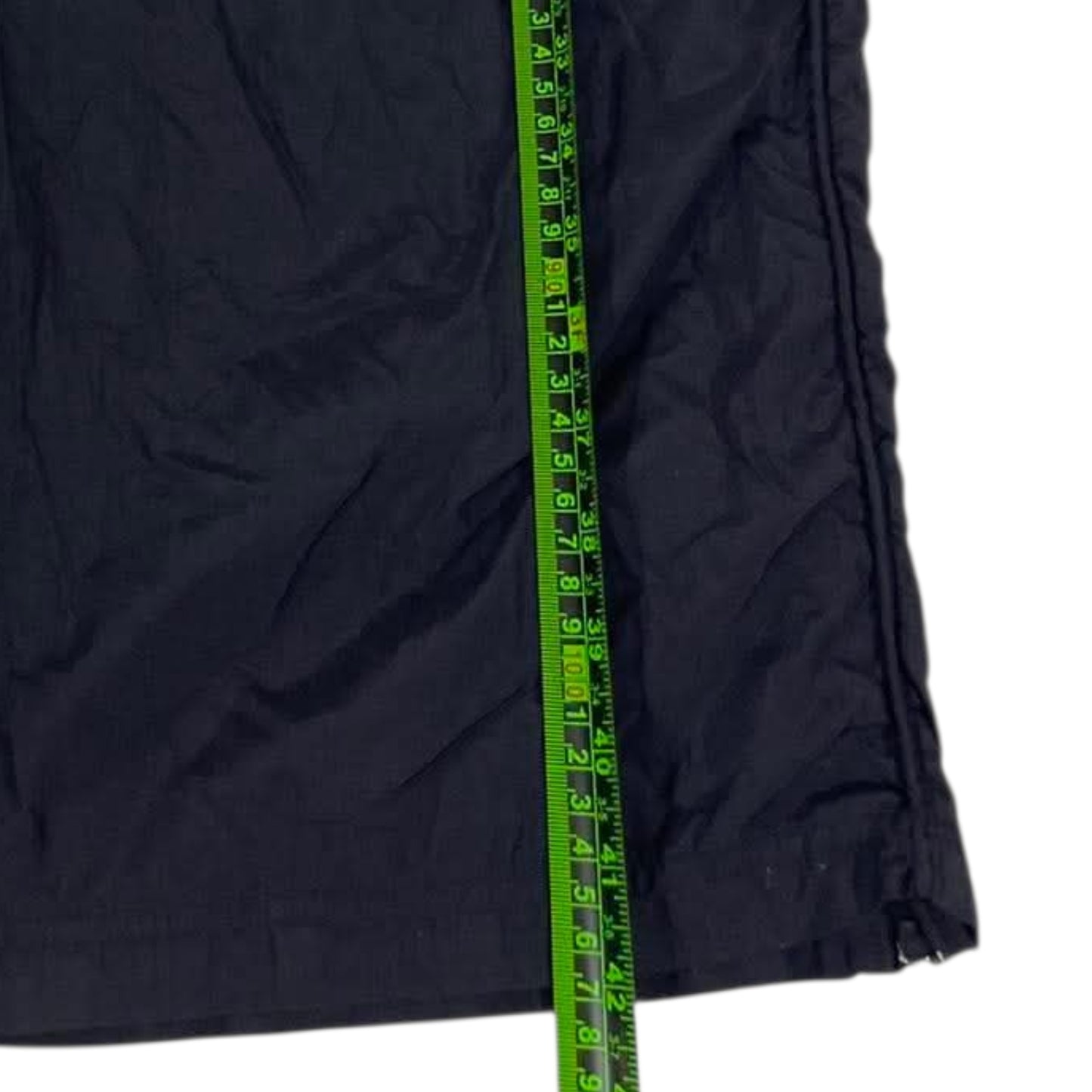 LIGHTWEIGHT BODY BLACK BAGGY WIDE LEG TRACK PANTS (L-XL)