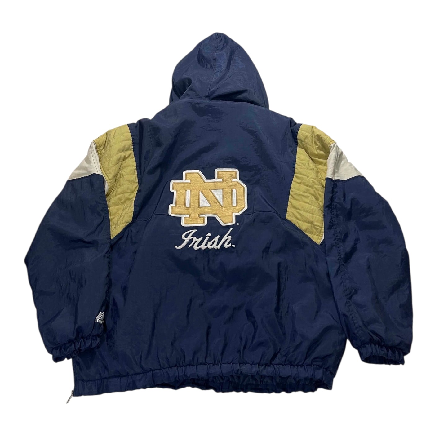 VINTAGE MAJESTIC ATHLETIC NOTRE DAME JACKET (L)