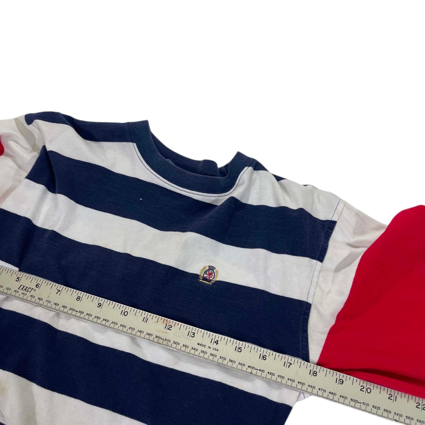 TOMMY HILFIGER STRIPED LONG SLEEVE (M-L)
