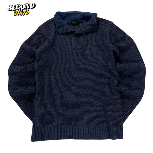 VINTAGE CHISEL LONG SLEEVE POLO SHIRT (S-M)