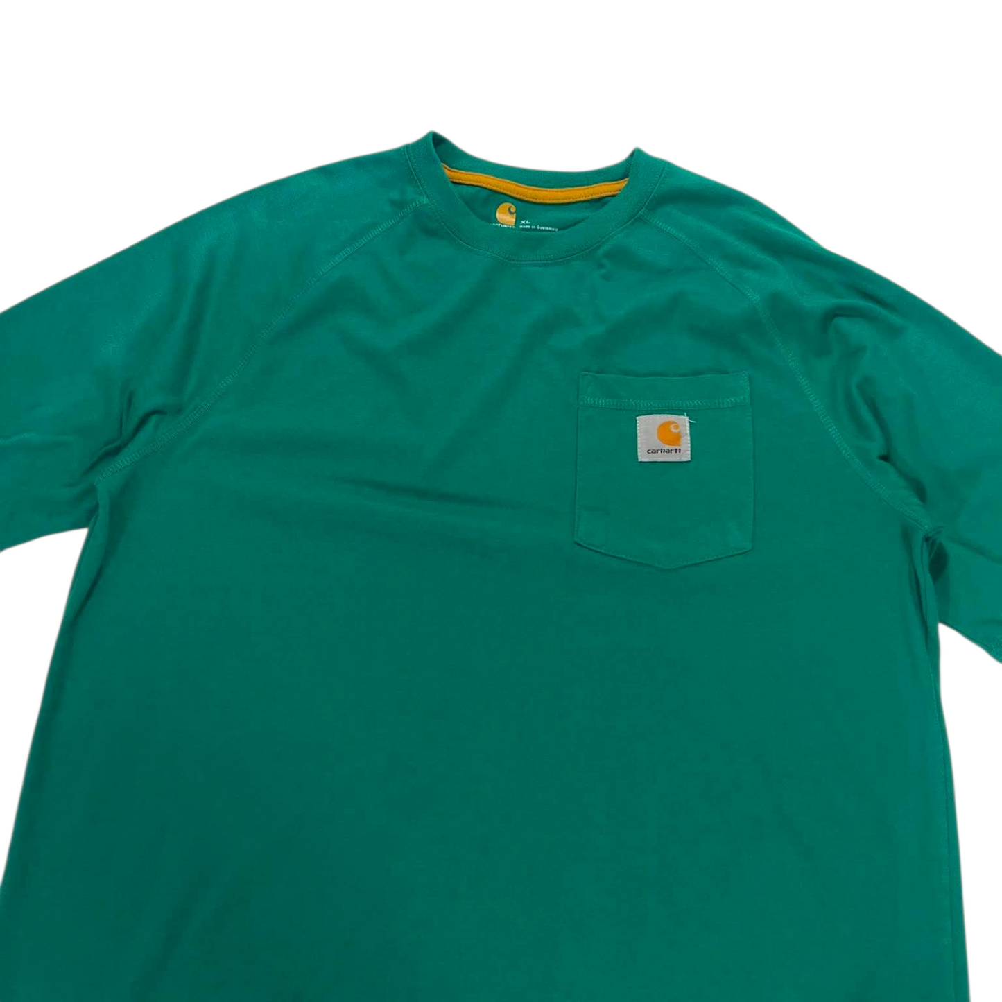 CARHARTT GREEN POCKET T-SHIRT (XL)