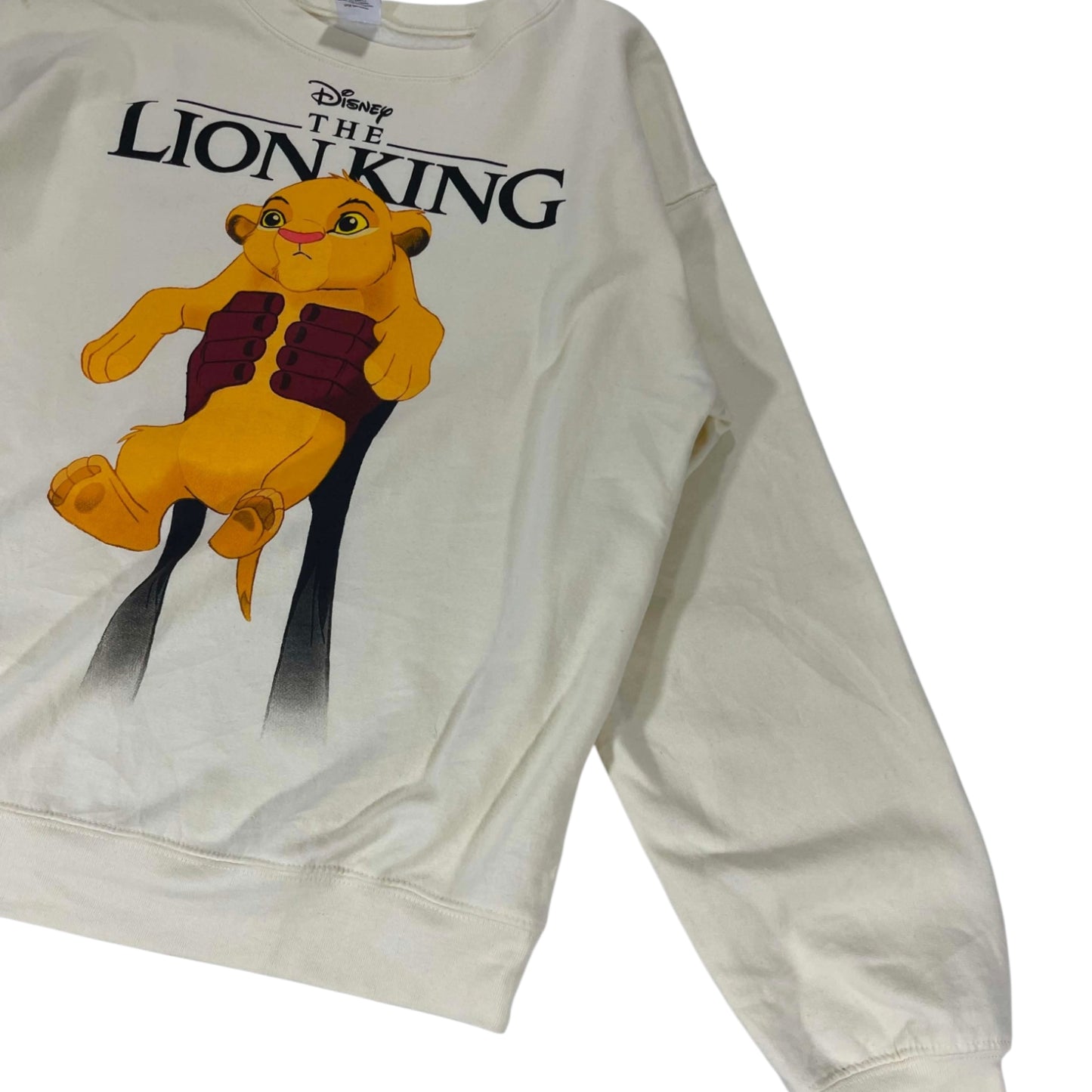 DISNEY THE LION KING CREAM SWEATSHIRT (L)