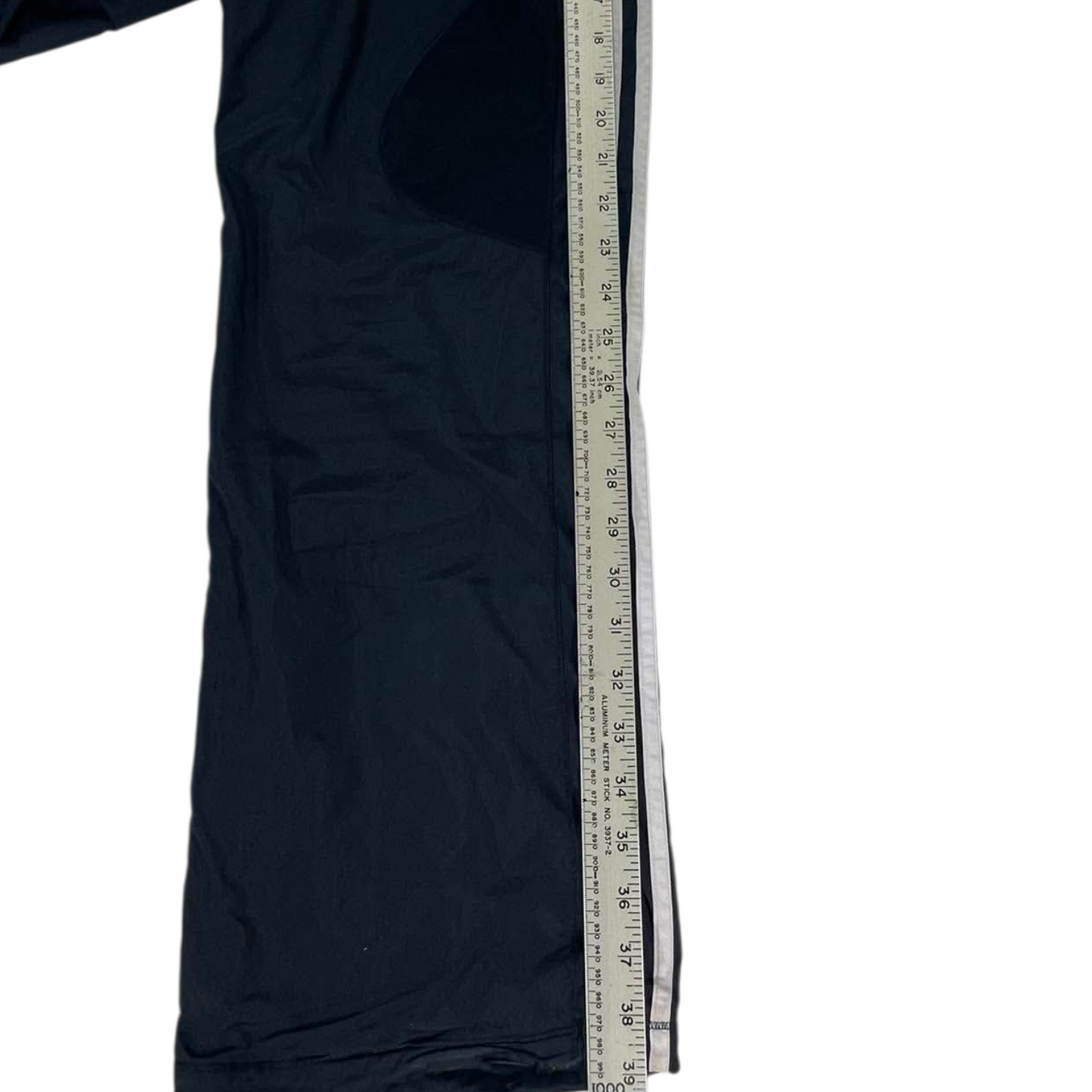 ADIDAS BLACK TRACK PANTS (L)