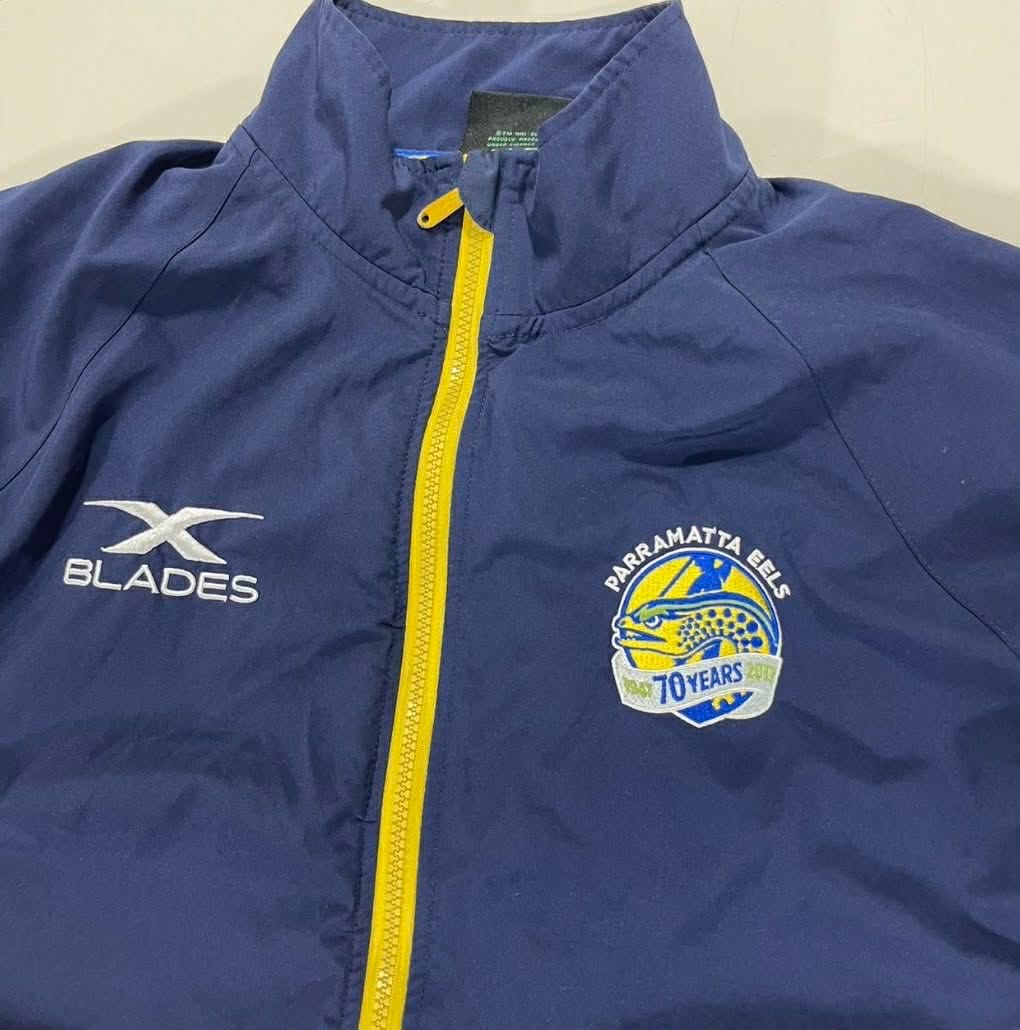 NRL PARRAMATTA EELS NAVY WINDBREAKERS JACKET (M)