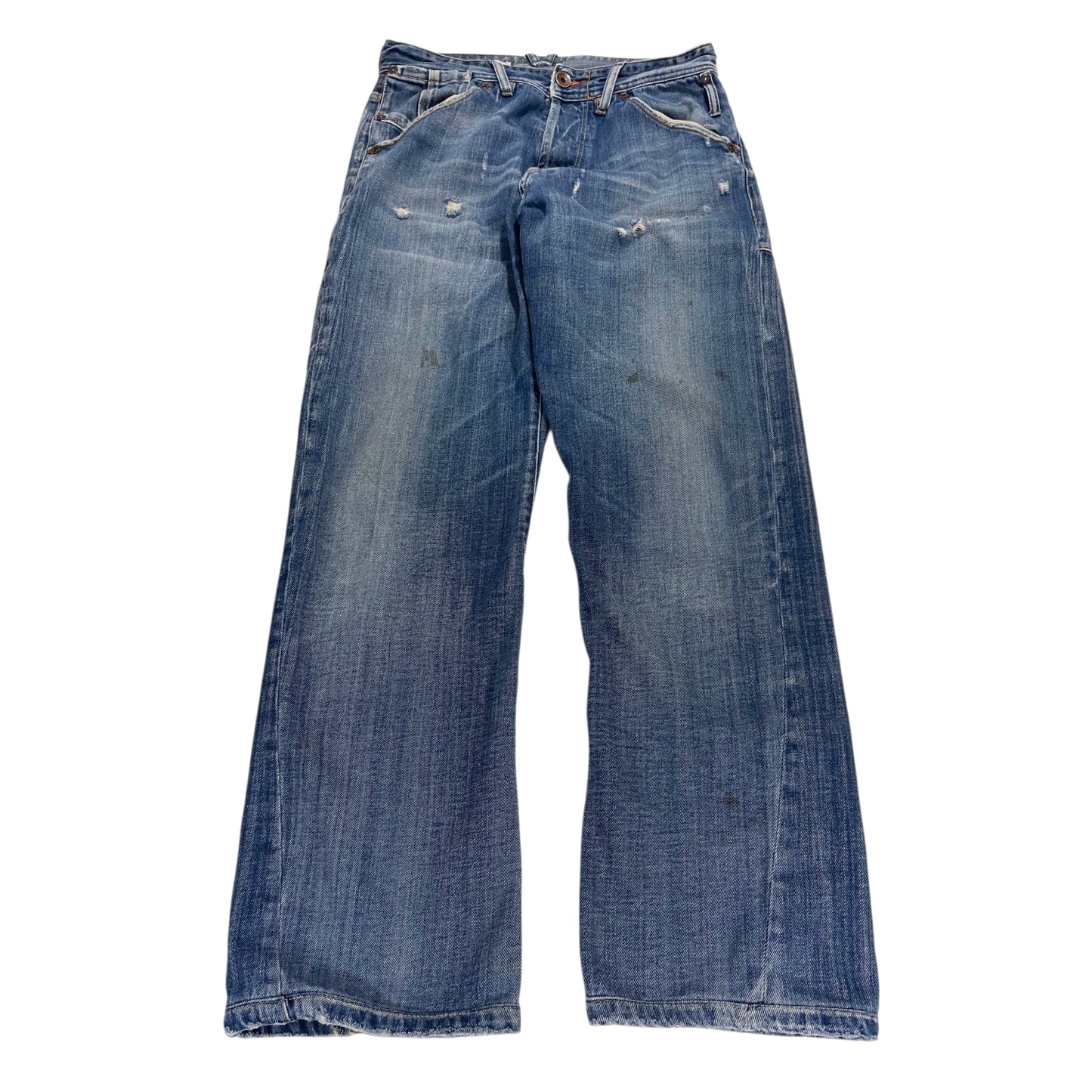 Y2K 2000S BAGGY WIDE LEG JEANS (30")