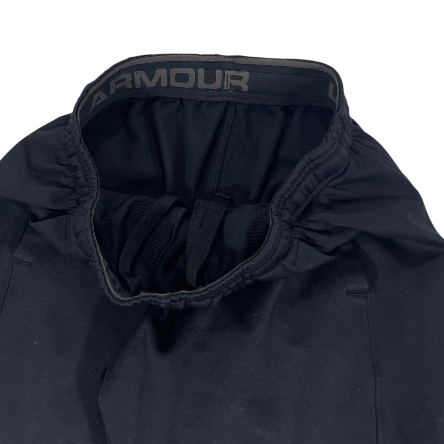 UNDER ARMOUR BLACK JOGGERS WITH DRAWSTRING WAIST (M)