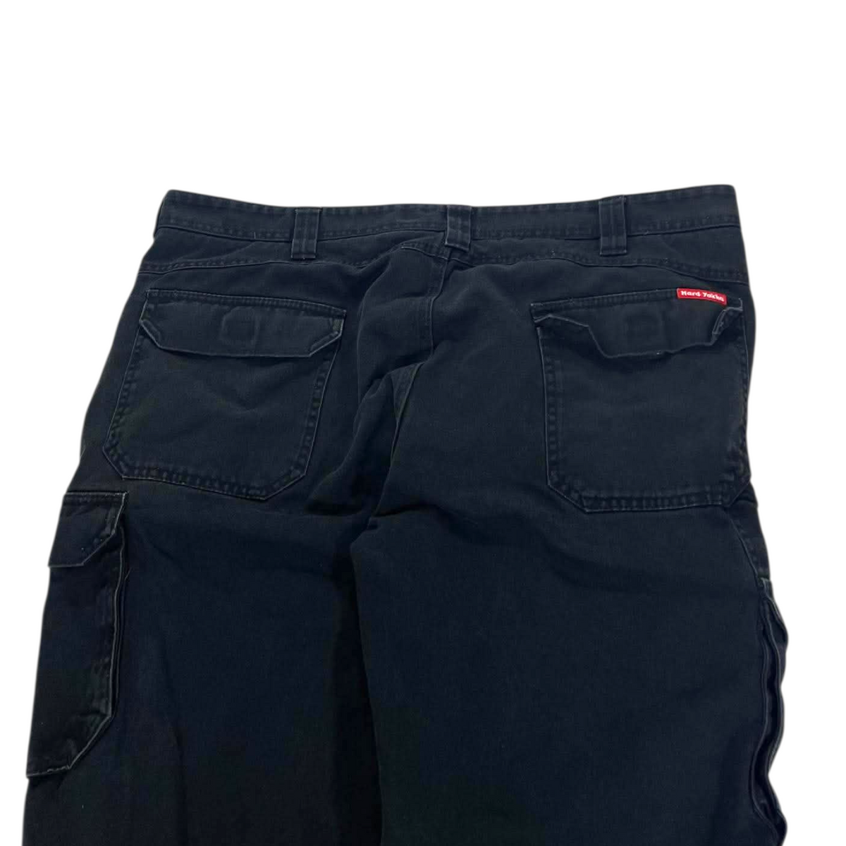 HARD YAKKA BLACK CARGO PANTS (40)
