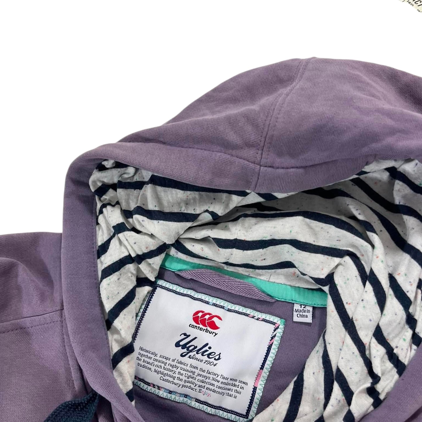 CANTERBURRY PURPLE HOODIE (M)