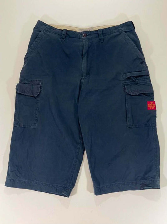 Y2K BARKERS NAVYCARGO SHORTS (32)