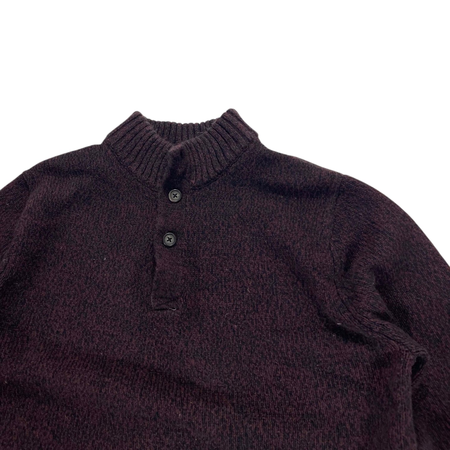 VINTAGE CHISEL KNITTED BUTTON SWEATER (L)