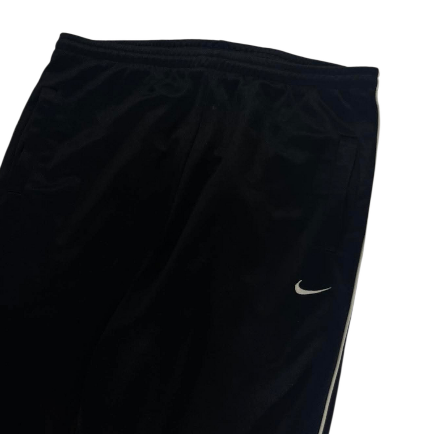 NIKE BLACK & WHITE TRACK PANTS ⁴ (L)