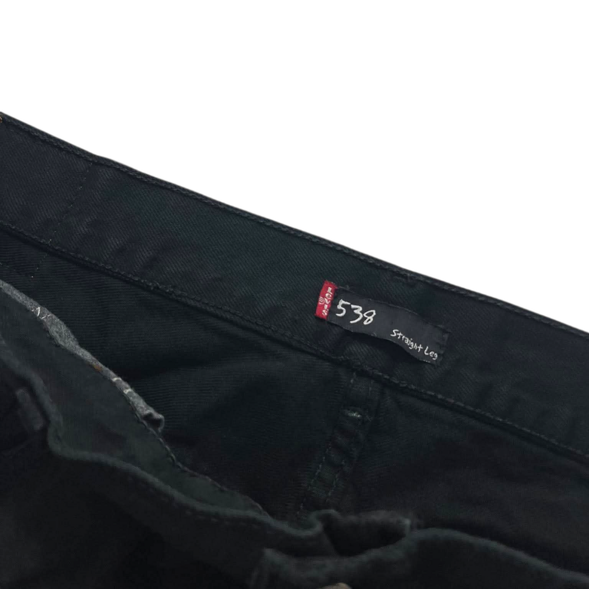 LEVI'S 538 BLACK JEANS (38)