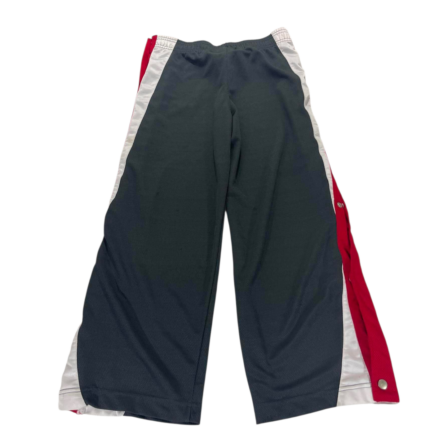 VINTAGE NIKE GREY/RED TRACK PANTS ³ (M, 10-12)