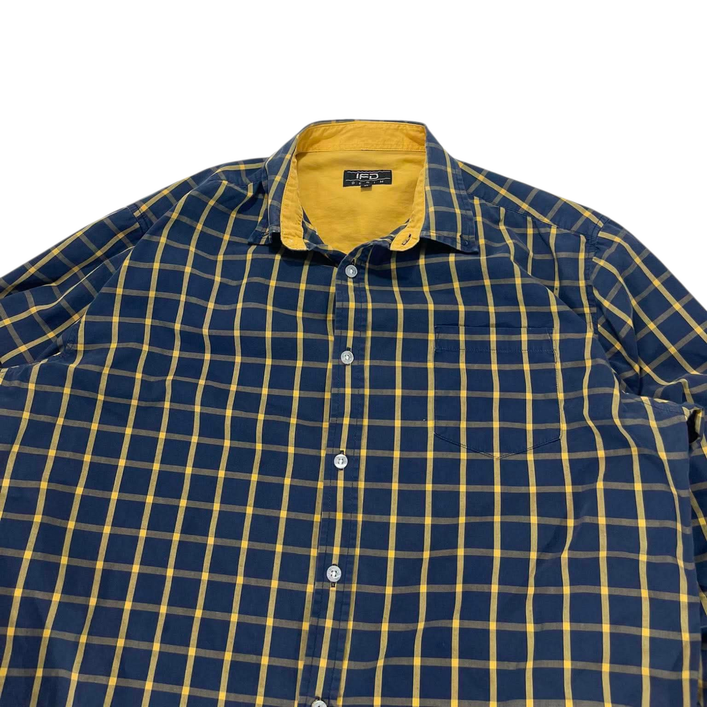 IFD BLUE CHECKERED SHIRT (XL)