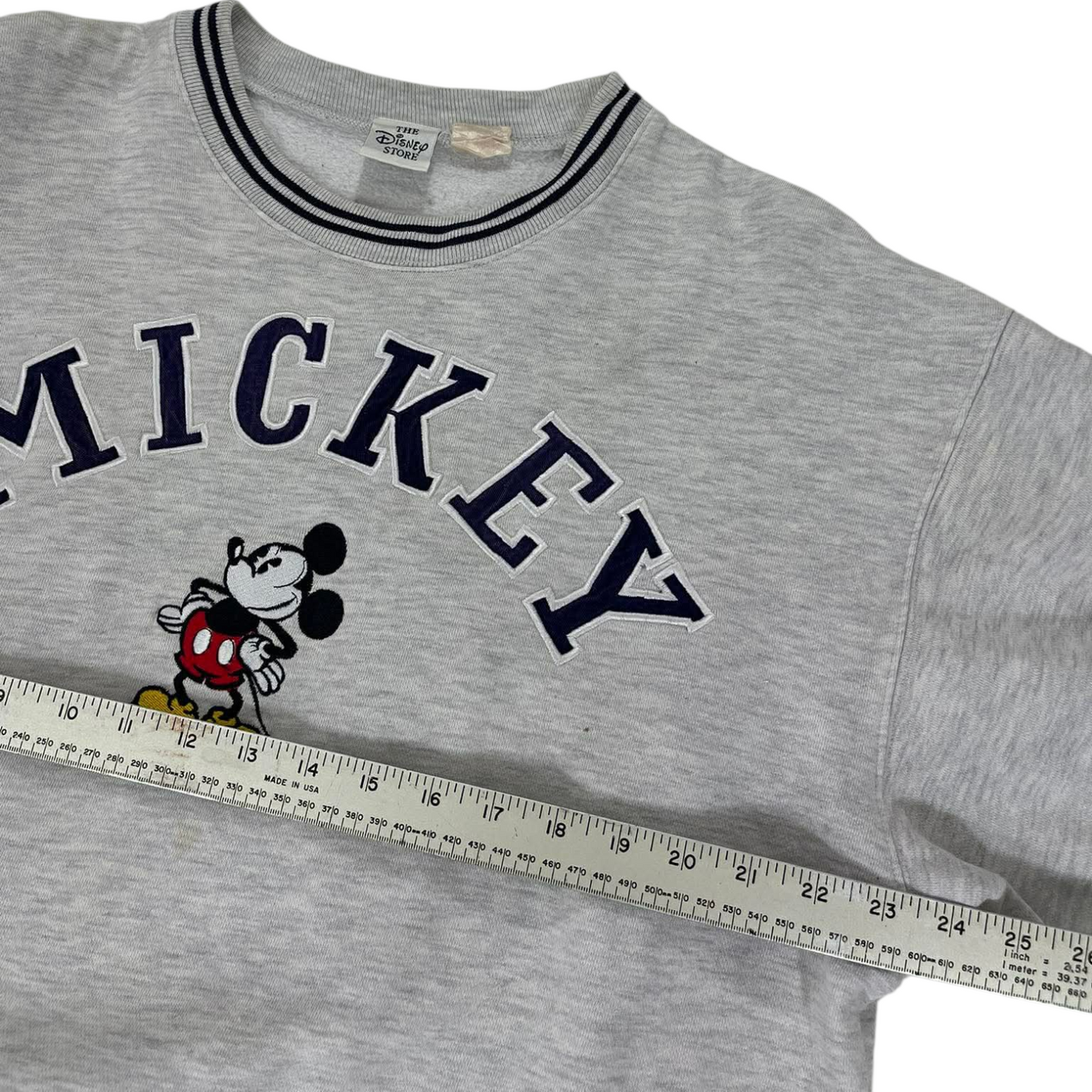 VINTAGE DISNEY MICKEY MOUSE GREY SWEATSHIRT (M)