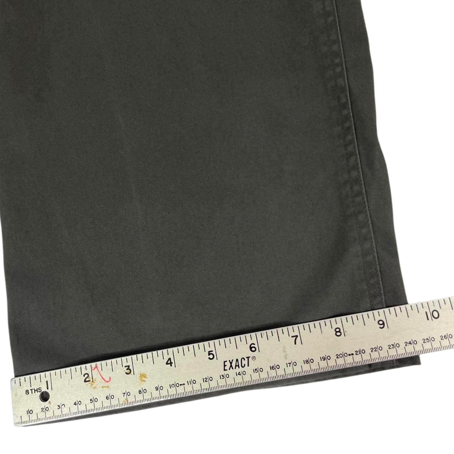 BRACK'S DARK OLIVE BAGGY WIDE LEG TROUSERS (36)
