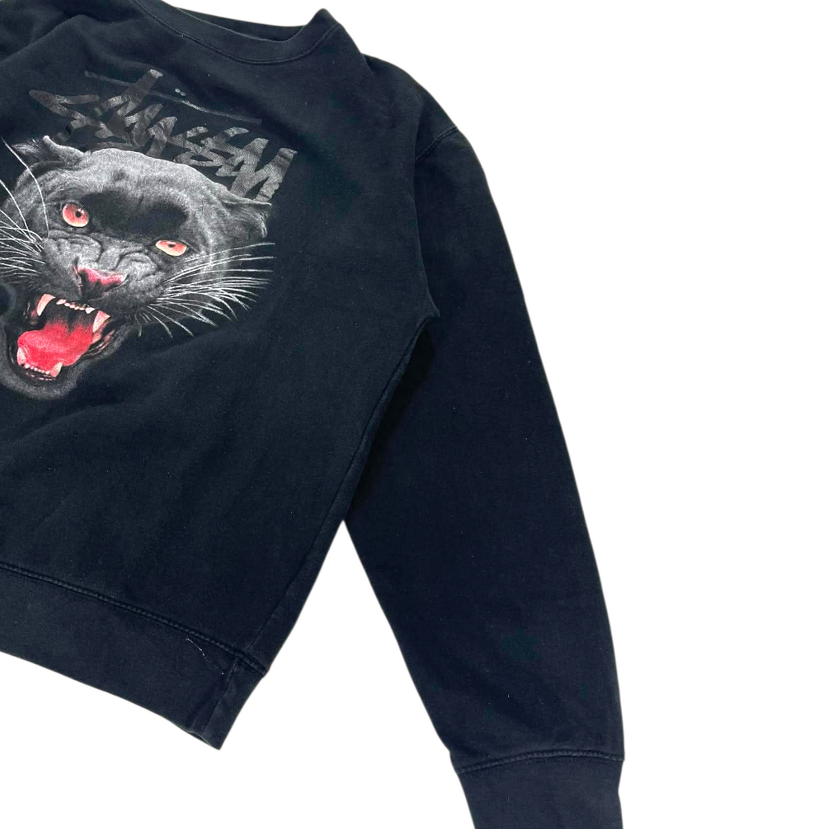 STÜSSY BLACK PANTHER CREWNECK (M)