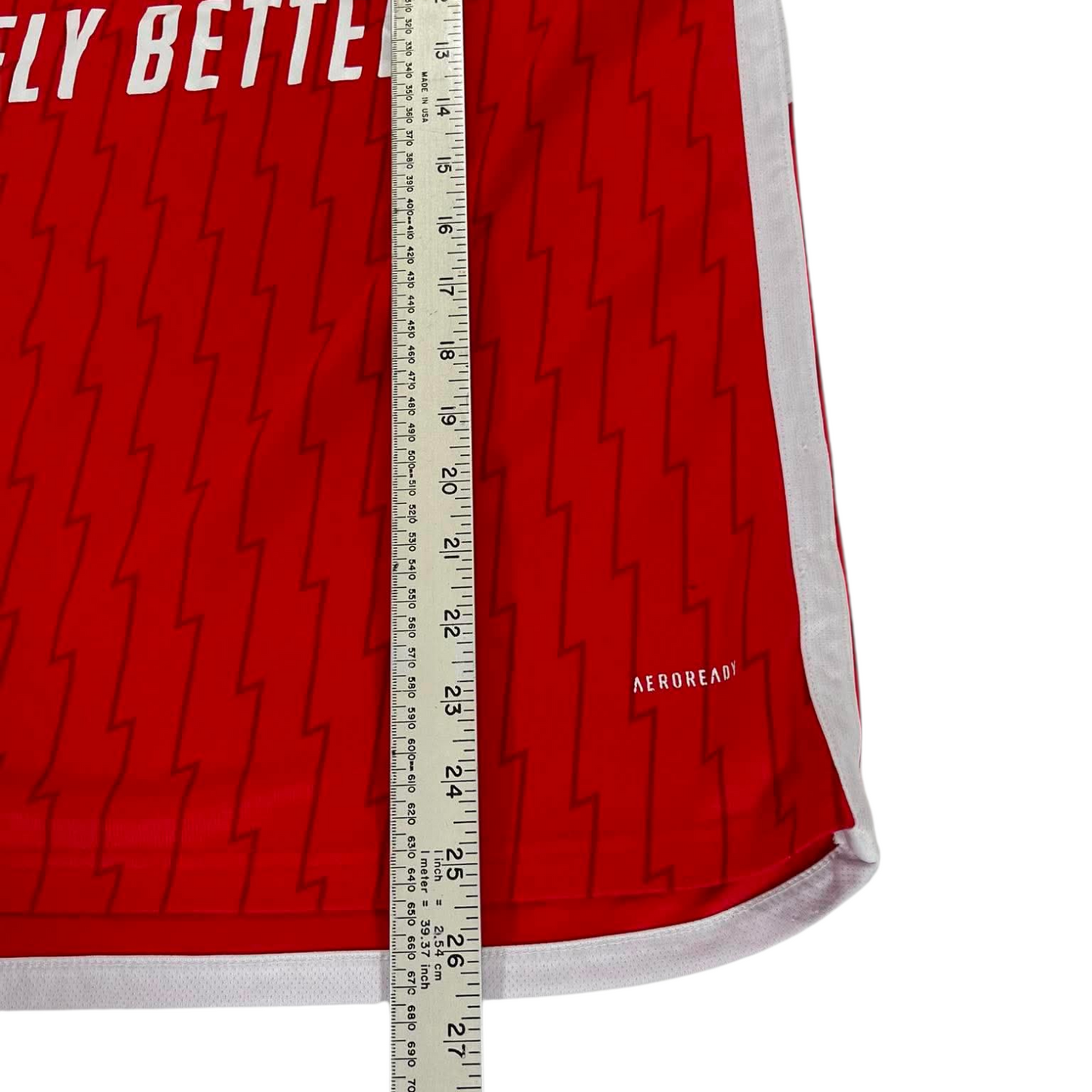 ADIDAS ARSENAL EMIRATES RED SHIRT (S-M)