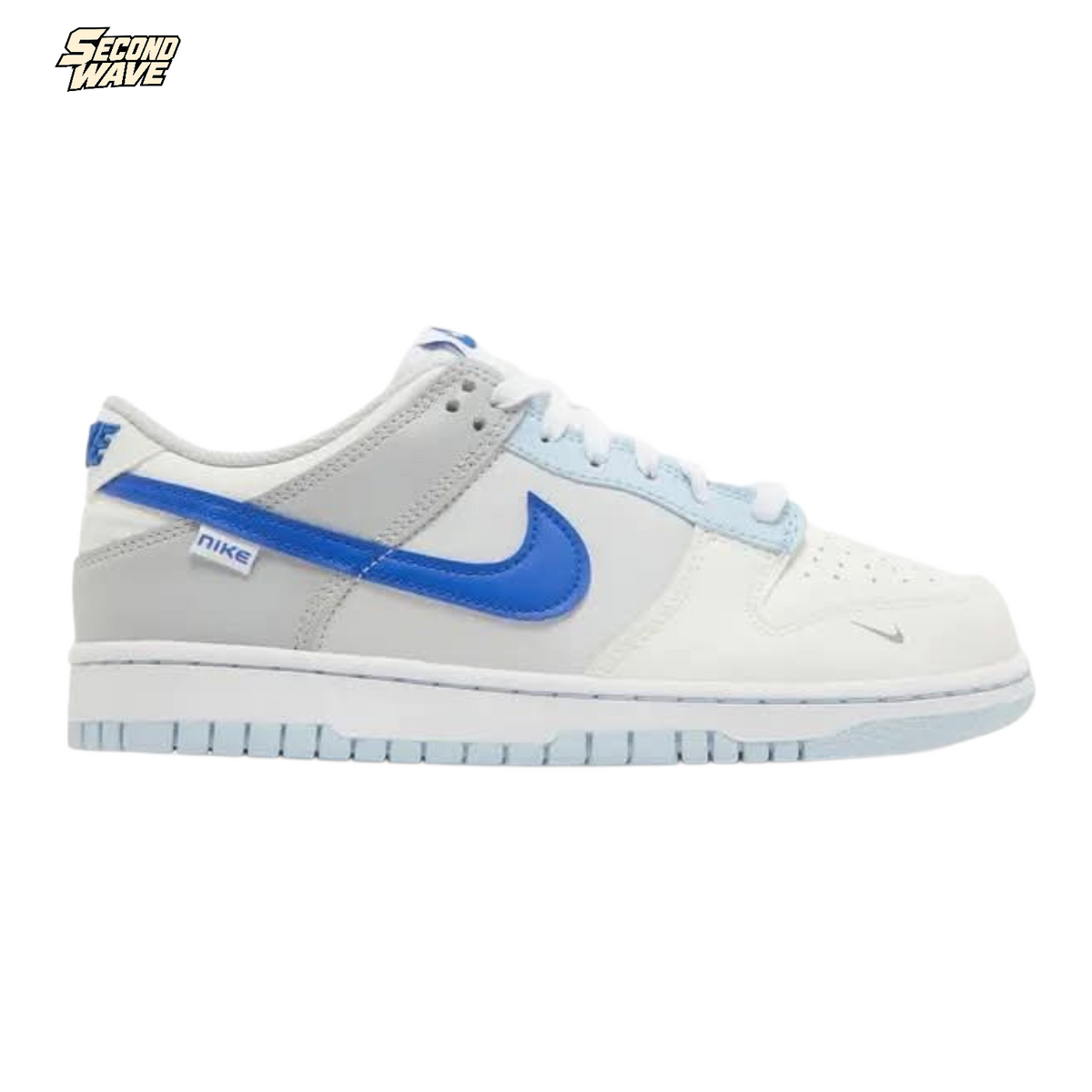 NIKE IVORY HYPER ROYAL DUNK LOW (7Y)