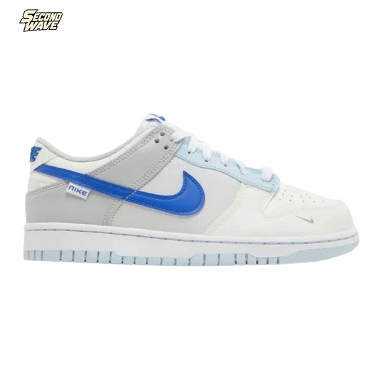 NIKE IVORY HYPER ROYAL DUNK LOW (7Y)