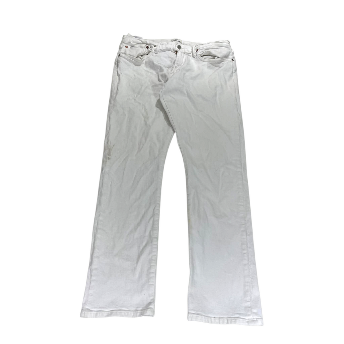 POLO RALPH LAUREN WHITE JEANS (34)