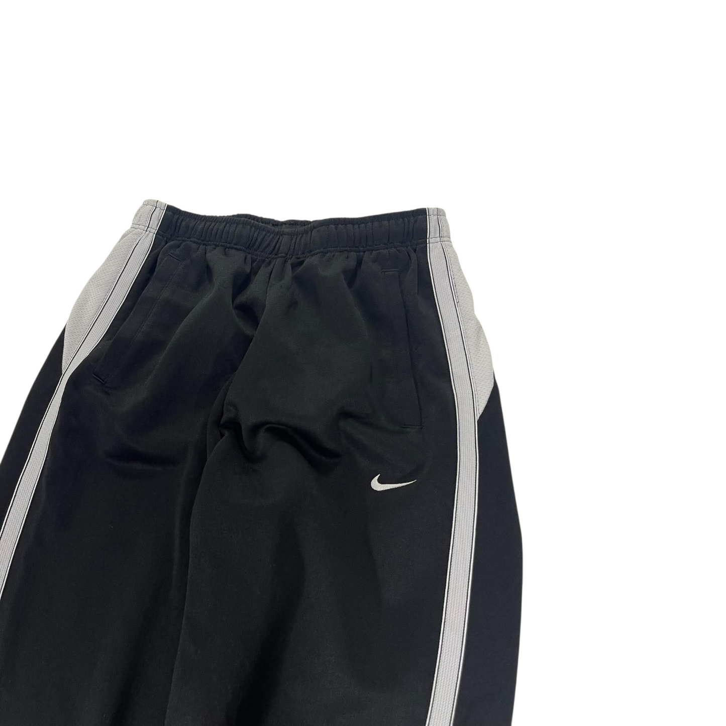 Y2K NIKE BLACK/WHITE TRACK PANTS¹ (L)