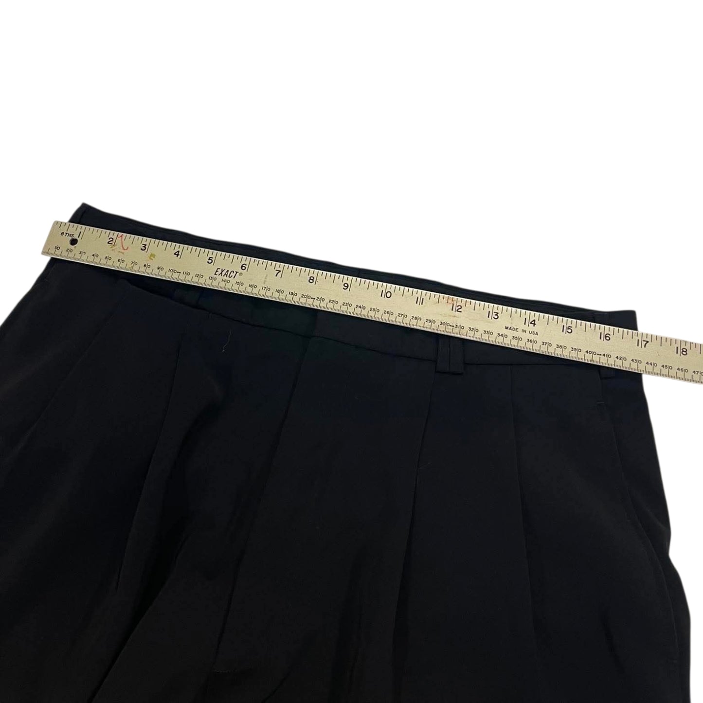 BRACKS BLACK WIDE LEG TROUSERS (34)