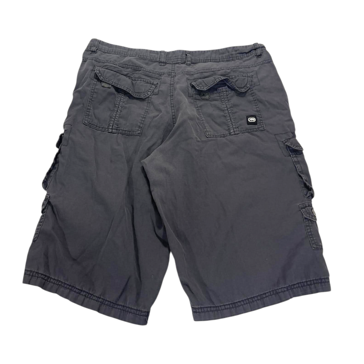 Y2K ECKO UNLTD. GRAY CARGO SHORTS (36)