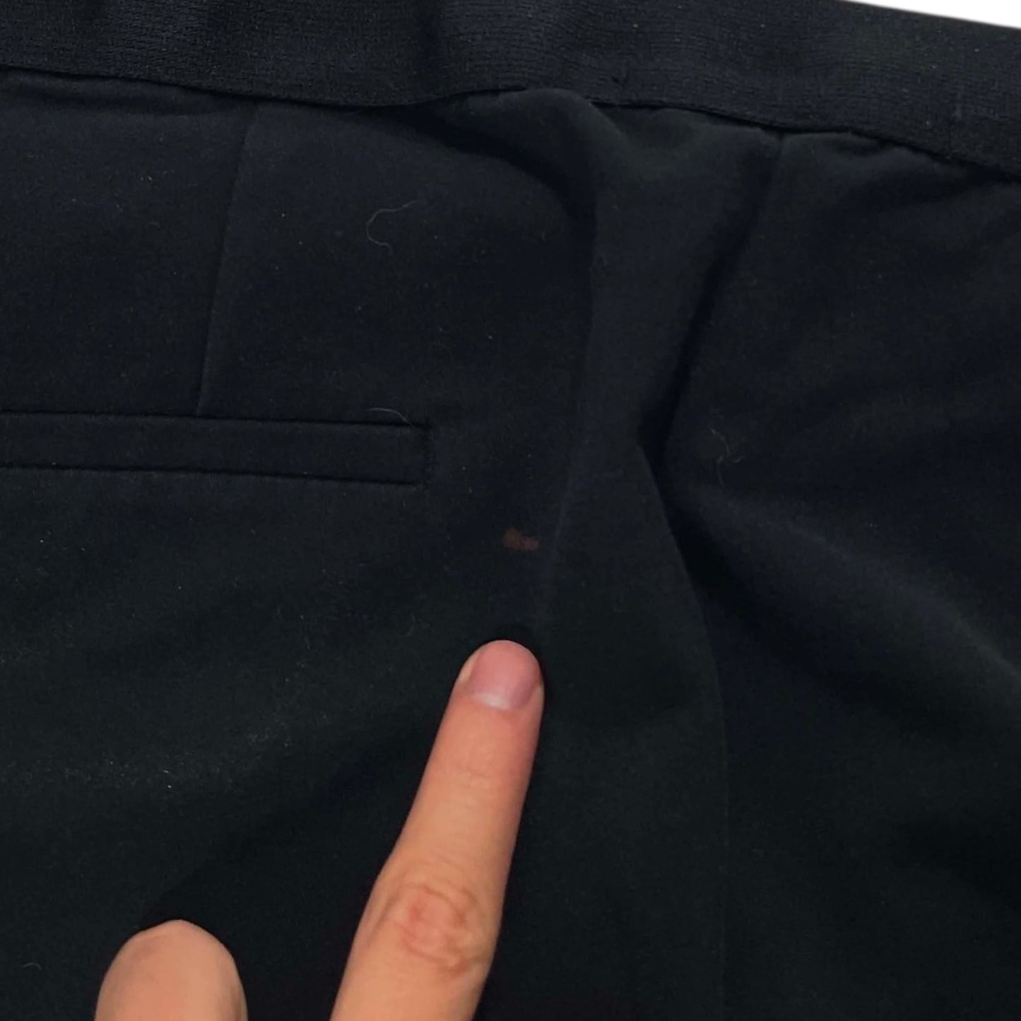 BLACK STRAIGHT LEG PANTS (34)