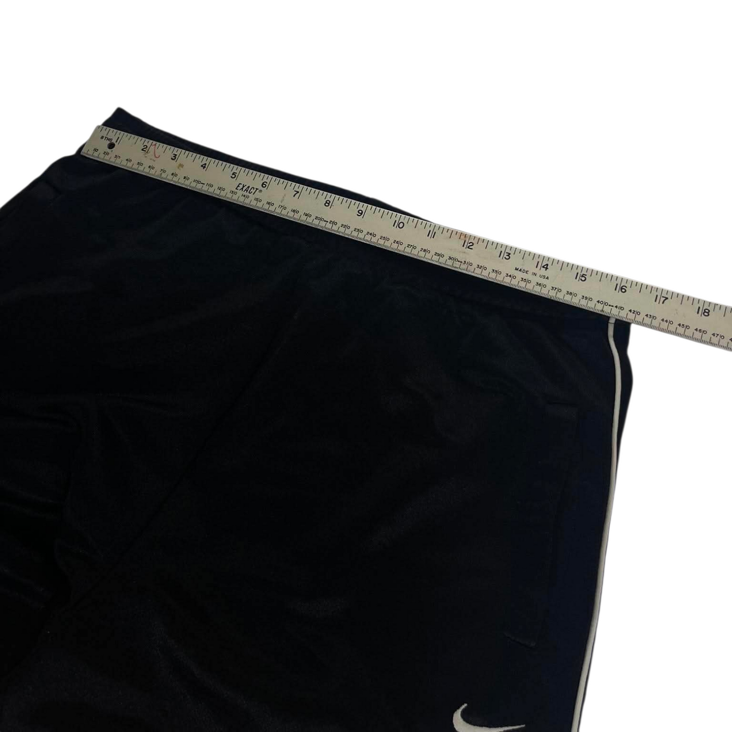 NIKE BLACK & WHITE TRACK PANTS ⁴ (L)