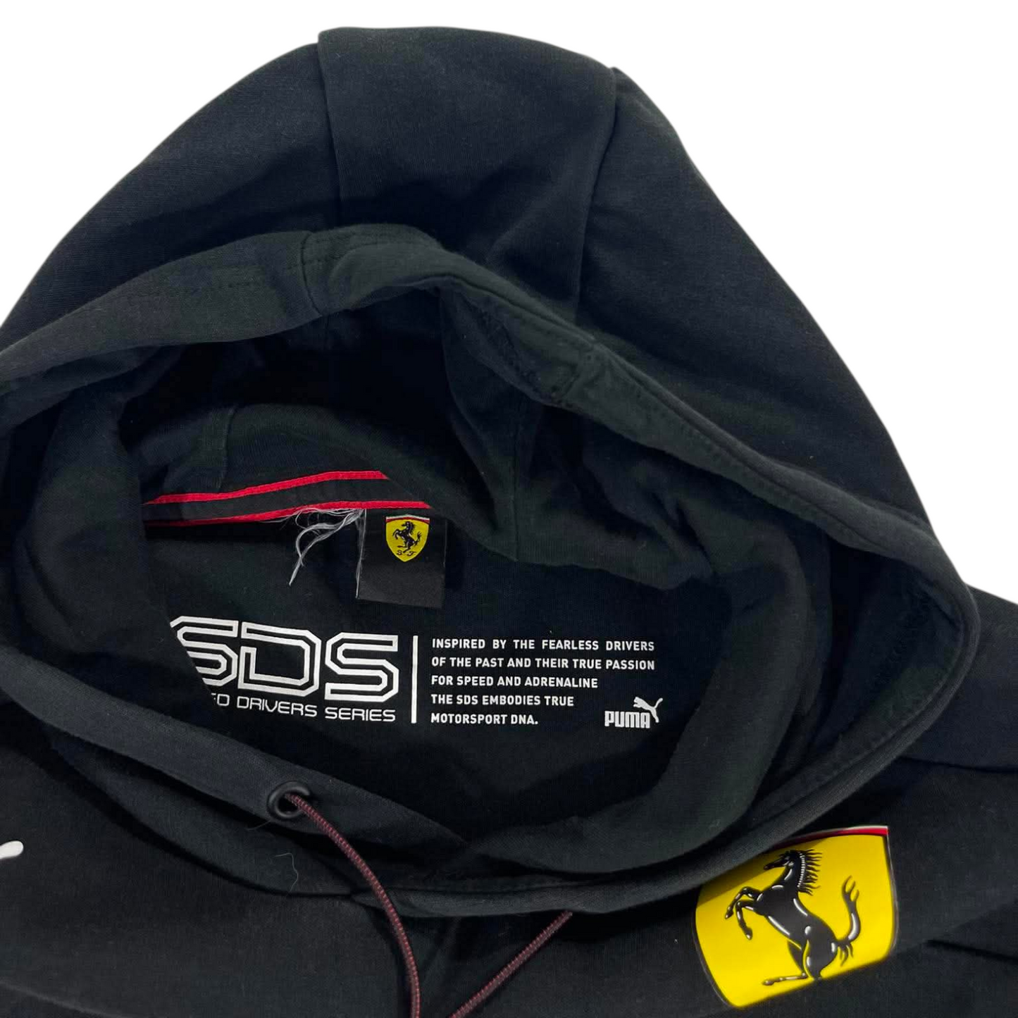 PUMA X FERRARI BLACK HOODIE (M)
